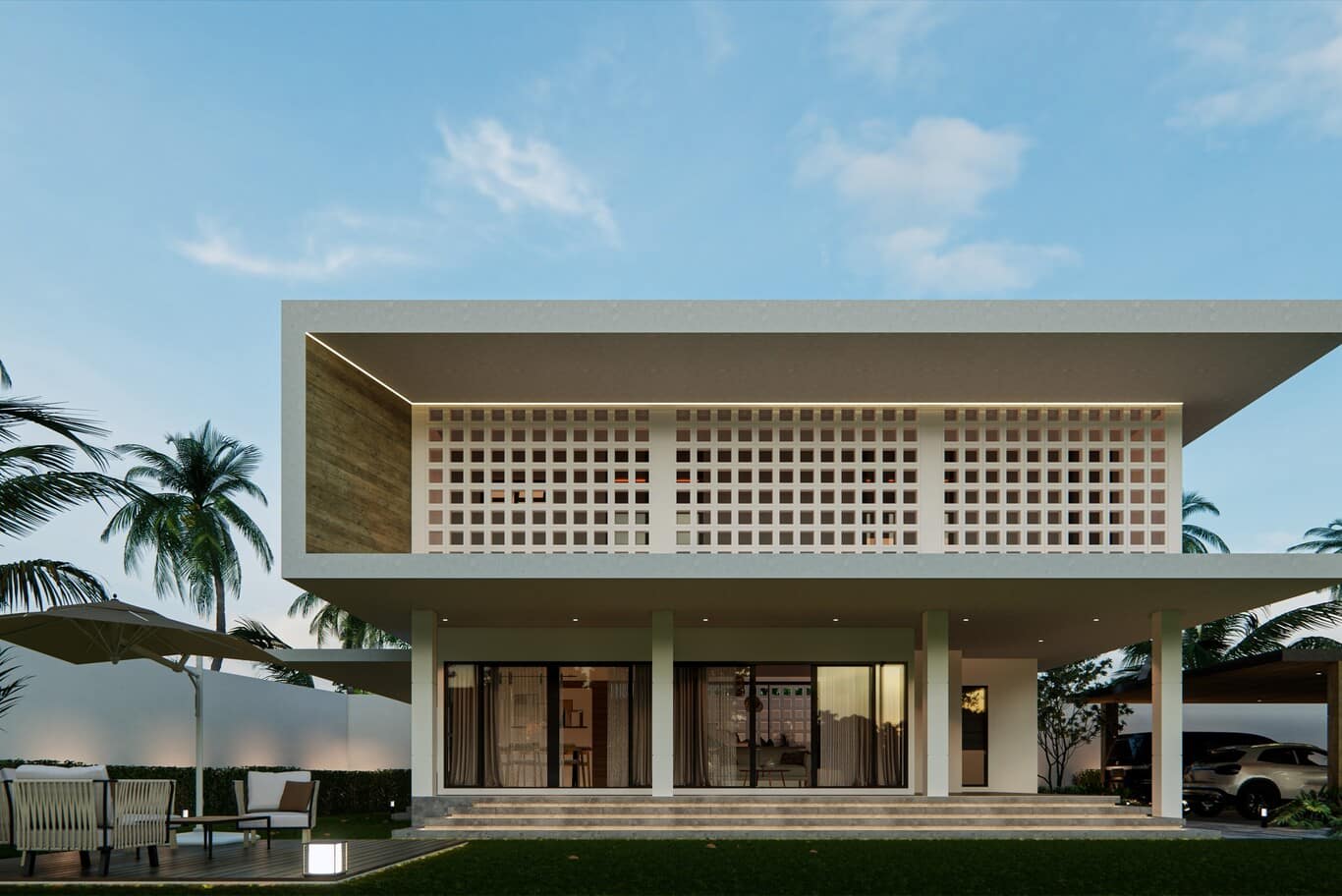 Villa exterior design ideas