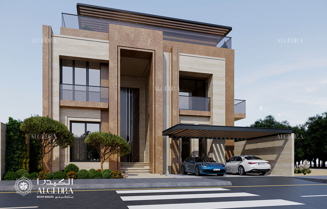 modern villa exterior design
