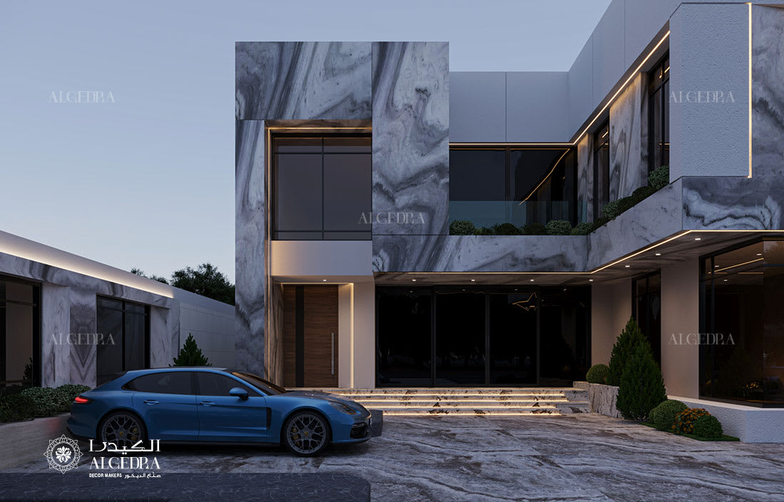 villa architecture design in Abu Dhabi