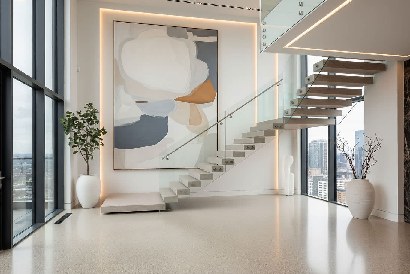 مدخل بنتهاوس فاخر