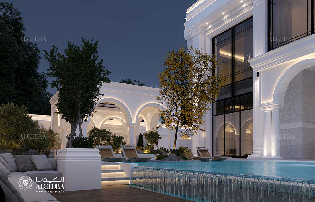 تصميم المناظر الطبيعية لحمامات السباحة