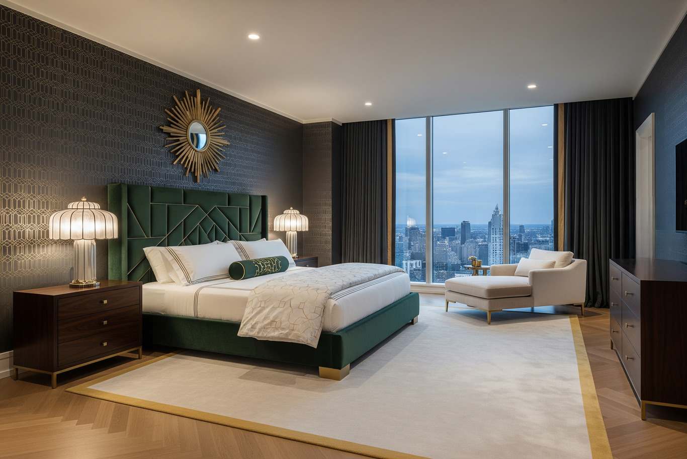 stylish modern bedroom door design