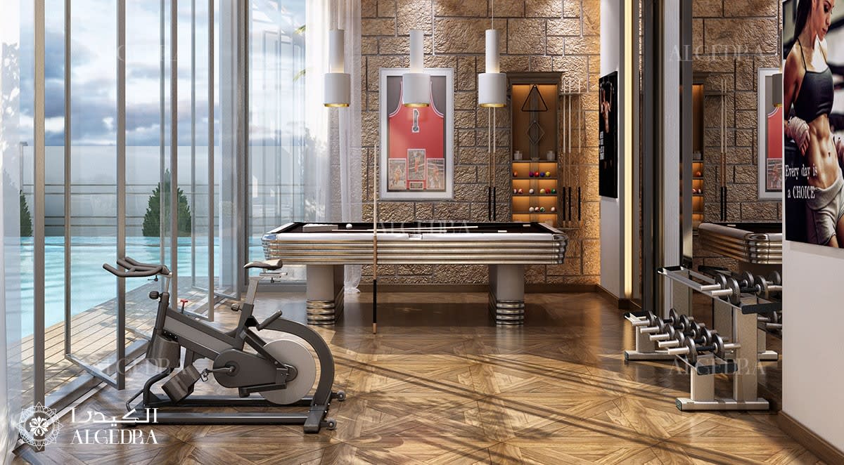 palace workout room interior design