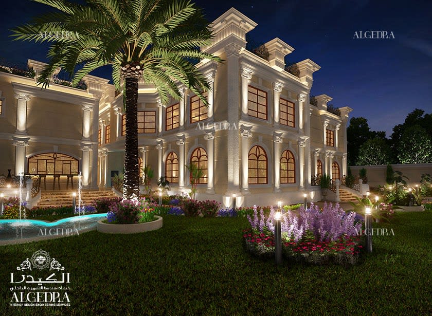 exterior design for palace