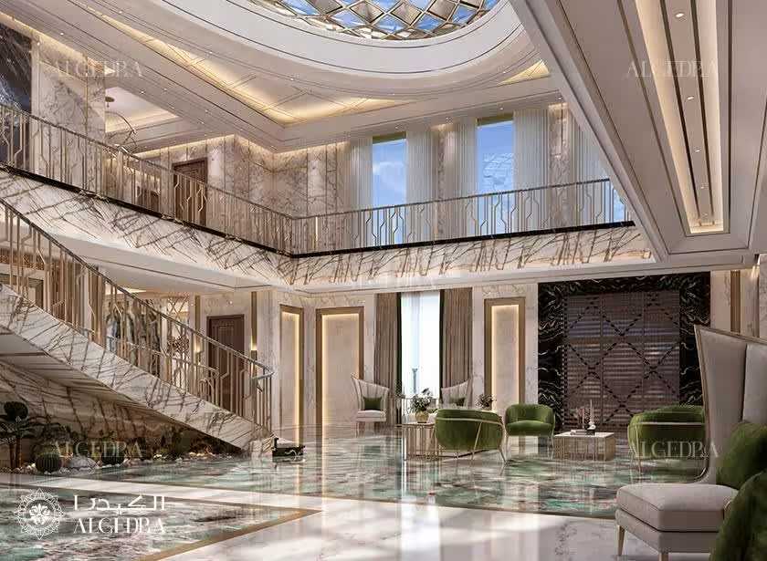 تصميم مدخل فيلا فاخرة