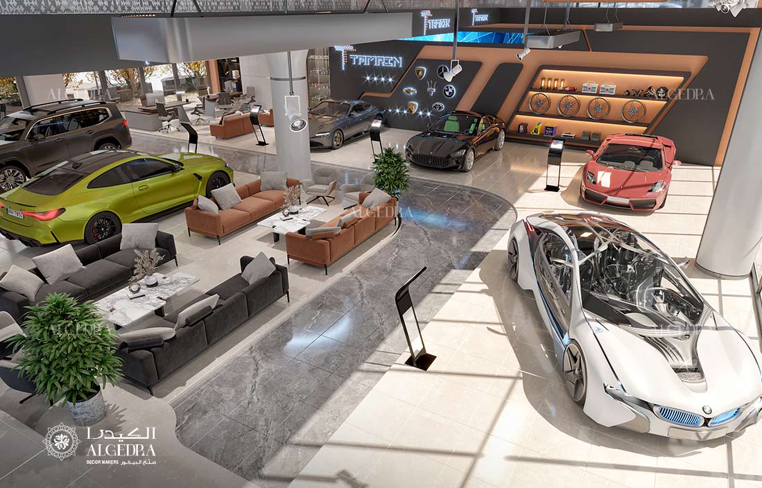 small car showroom design