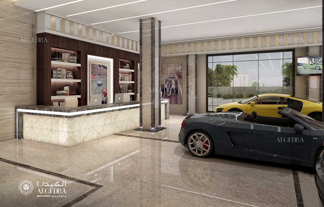 interior car showroom design