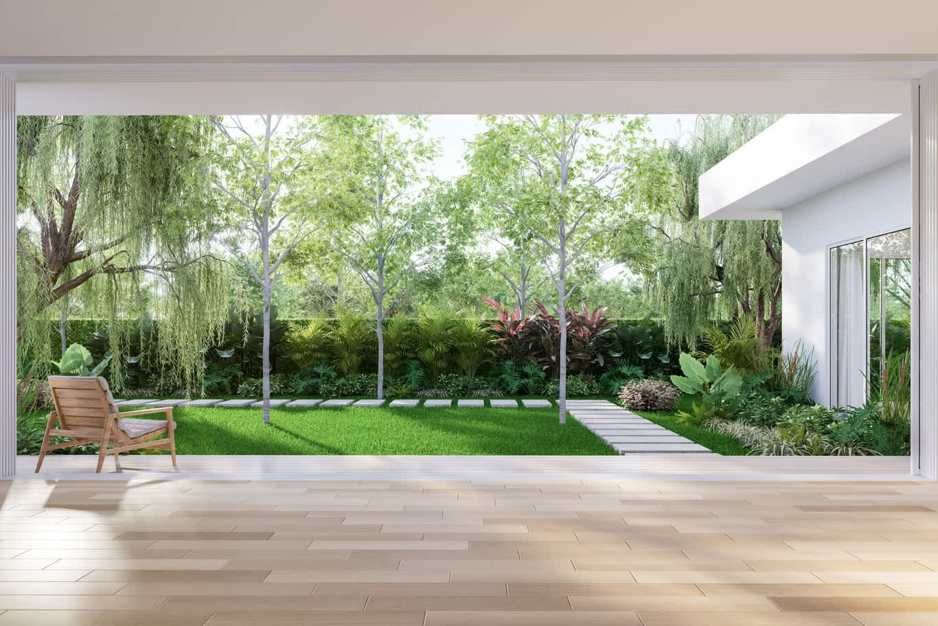house garden design