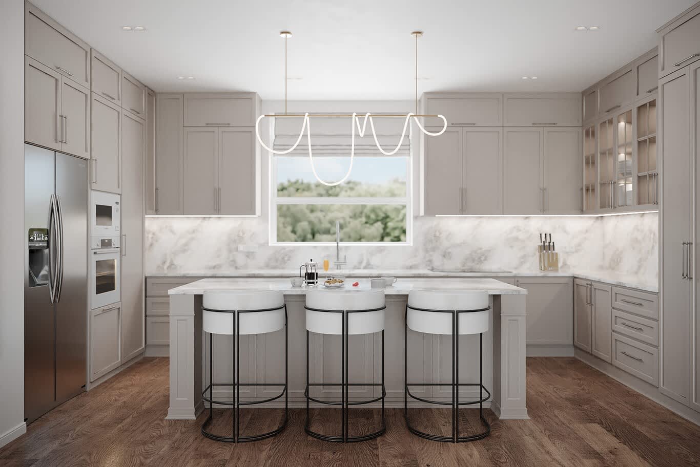 Khalifa City kitchen renovation