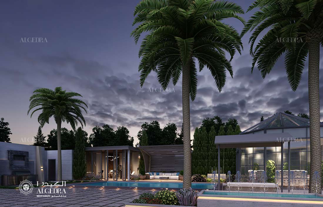 landscape villa garden design