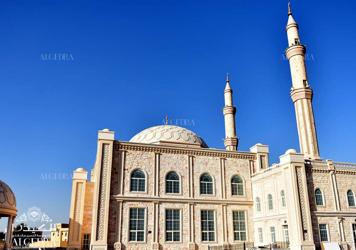 Interior design for Khalil Al Rahman Mosque Sharjah by Algedra