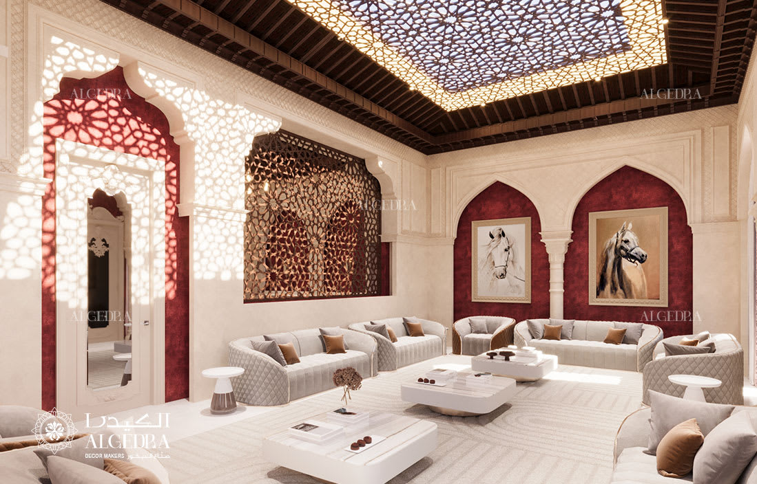 تصميم مجلس عربي حديث