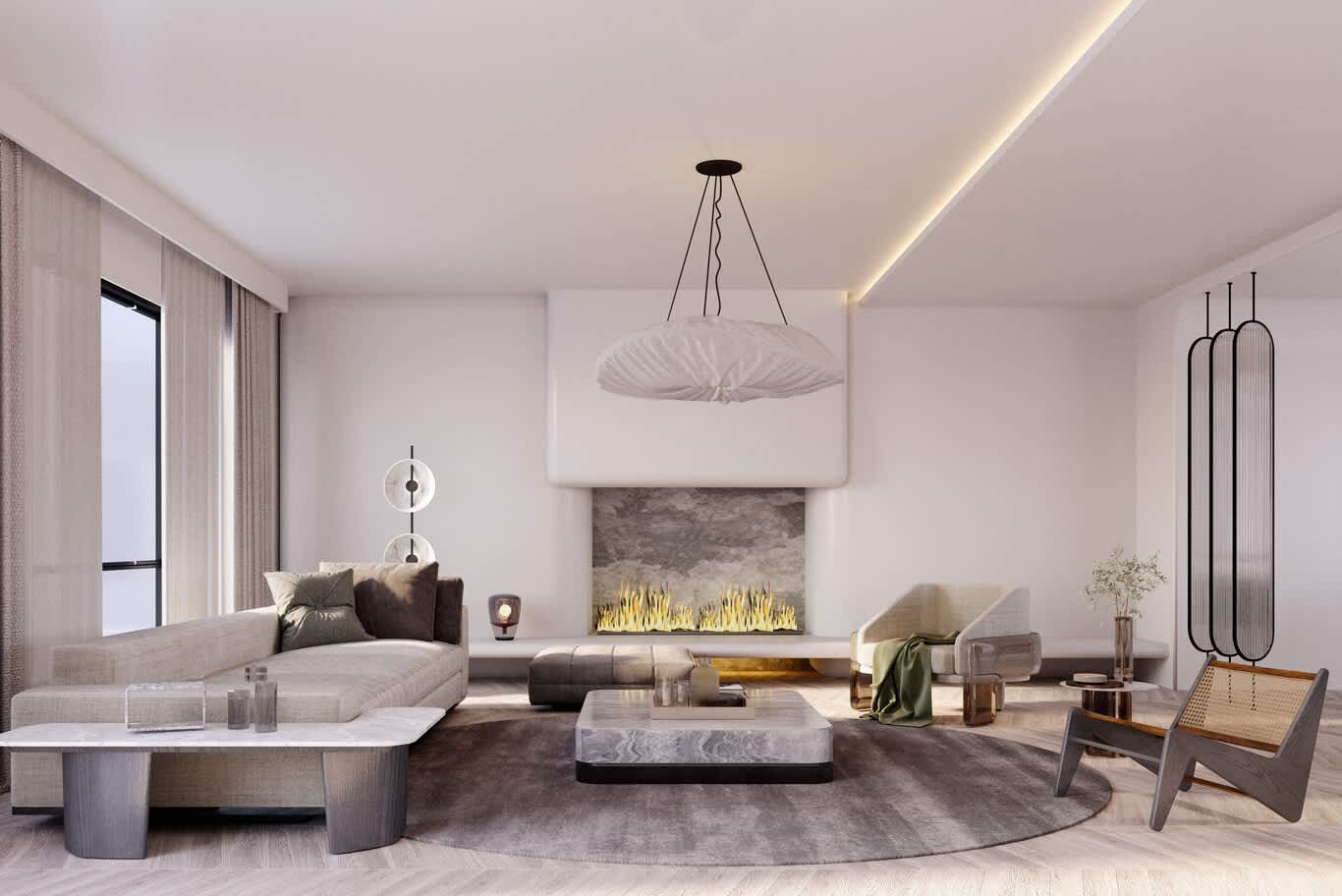 Bugatti penthouse interiors