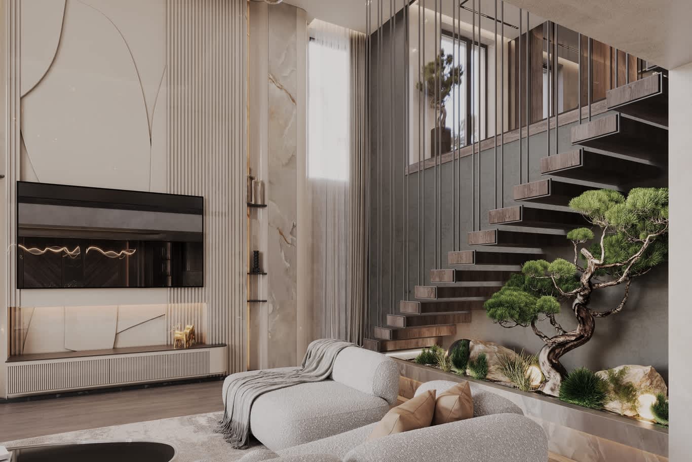 modern luxury villa interior design