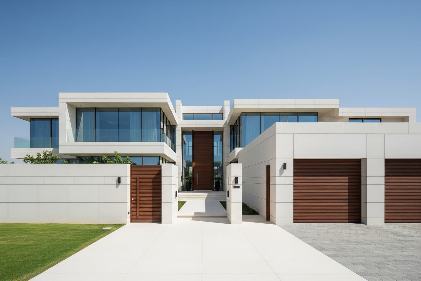 minimalist villa exterior design