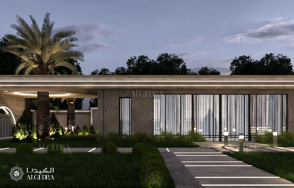 modern villa exterior designs in Dubai