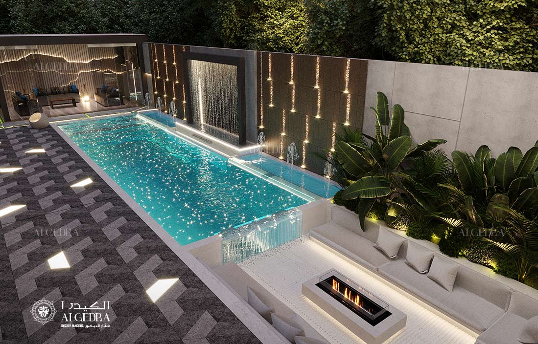 تصميم مناظر طبيعية فاخرة