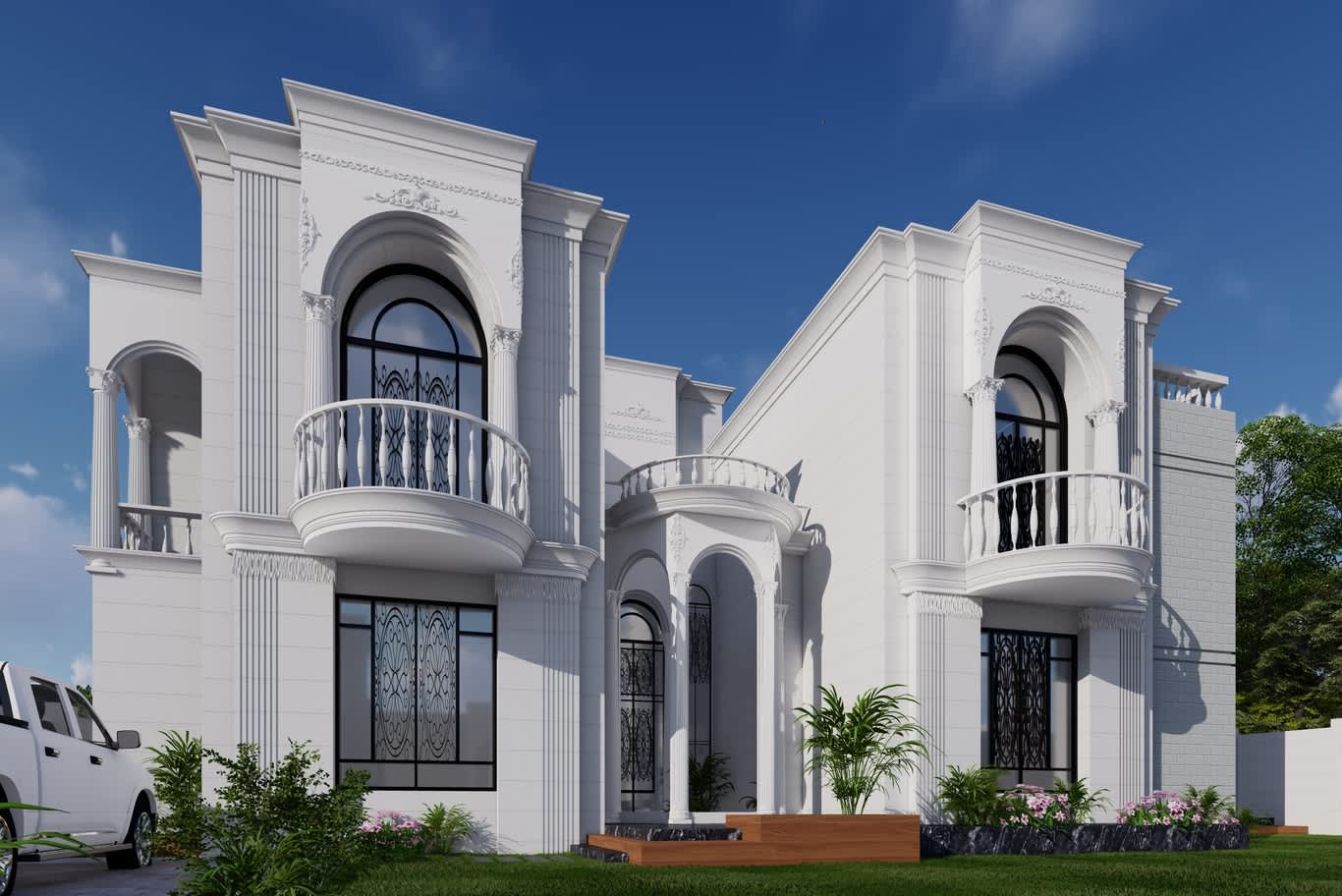 تصميم فيلا حديثة في إثيوبيا