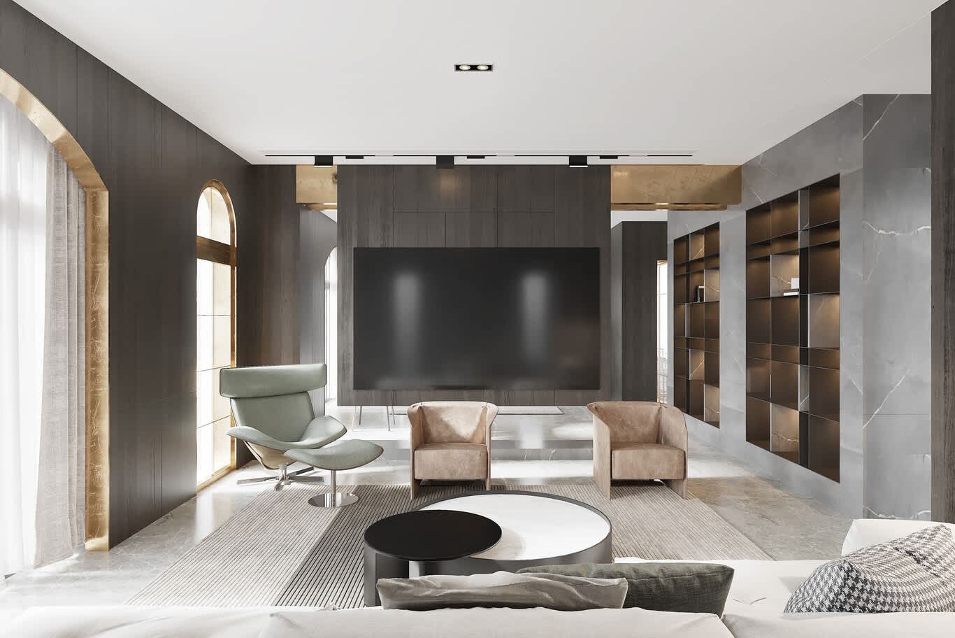 Madinat Al Riyadh villa home cinema