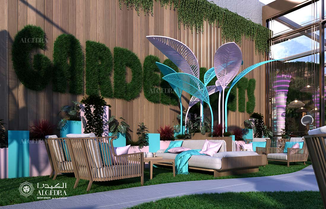 أفكار تصميم جدران المطعم