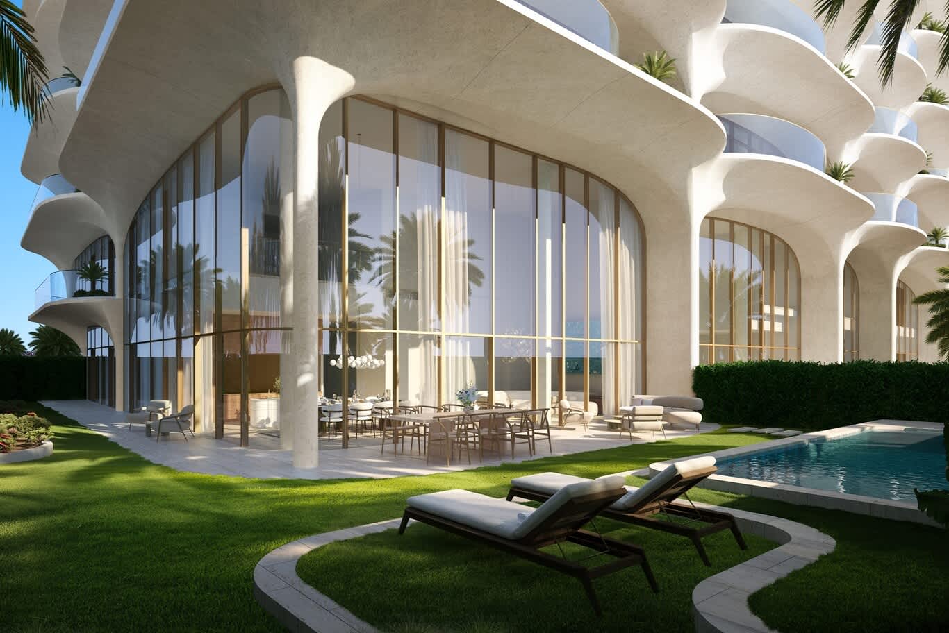 تصميم المباني السكنية الفاخرة