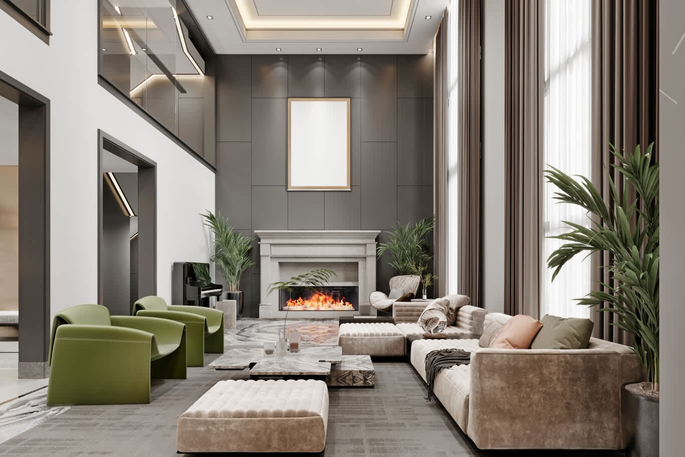art deco penthouse decor