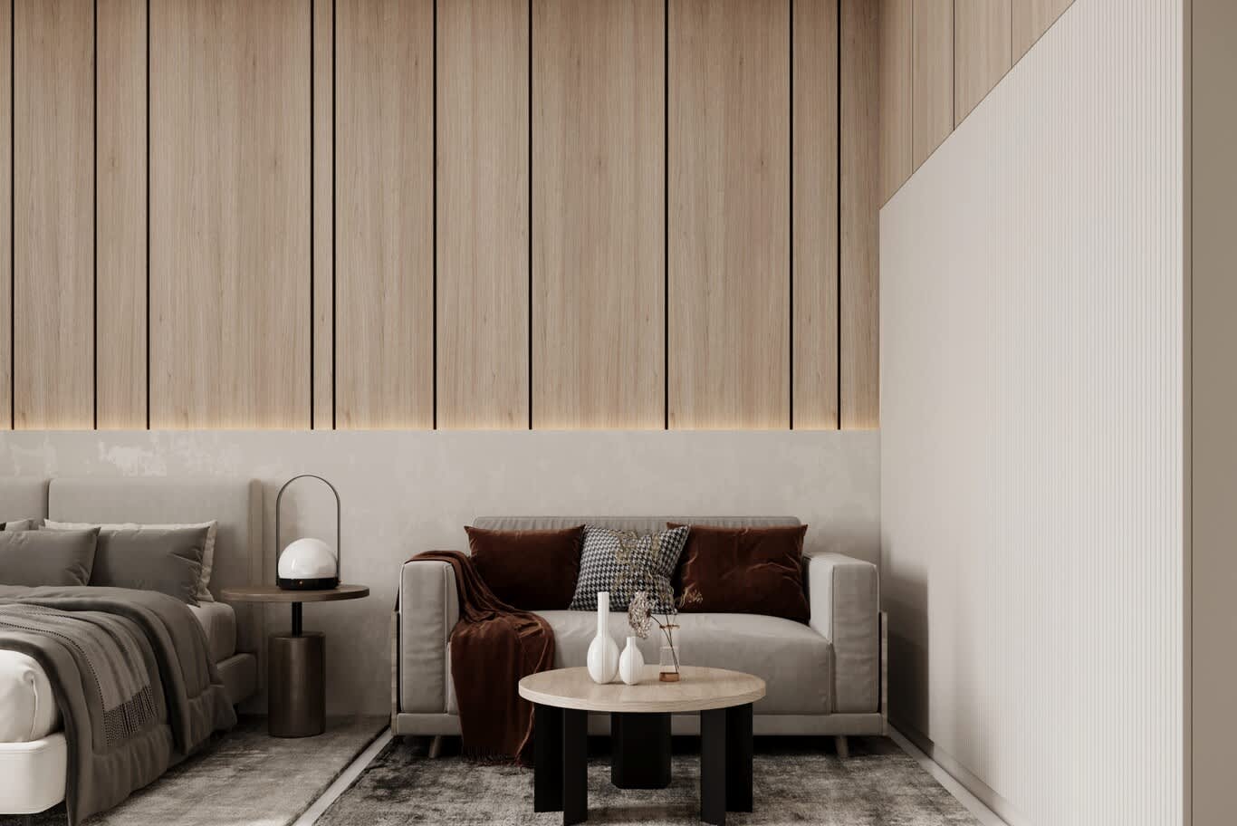 تصميم بنتهاوس فاخر في لوسيل