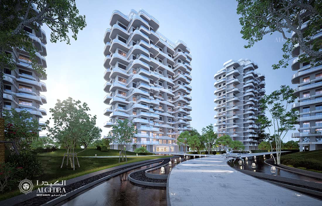 تصميم برج عالي دبي داون تاون