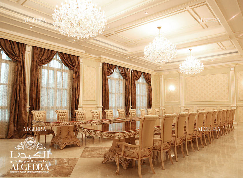 dining room design for villa