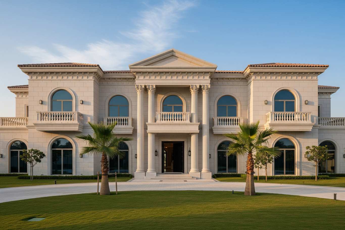 تصميم معماري لفيلا إيطالية