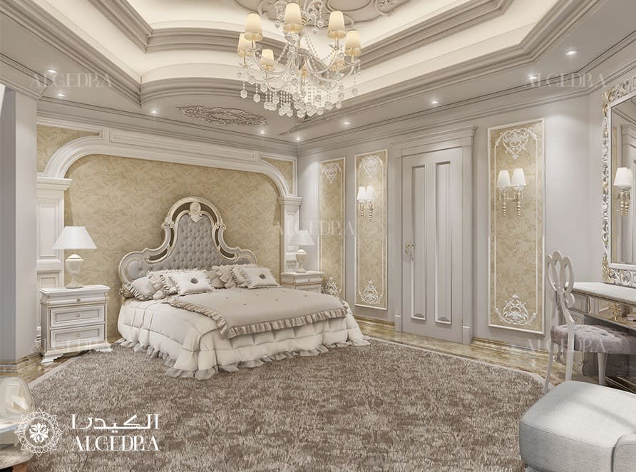 classic interior master bedroom design project