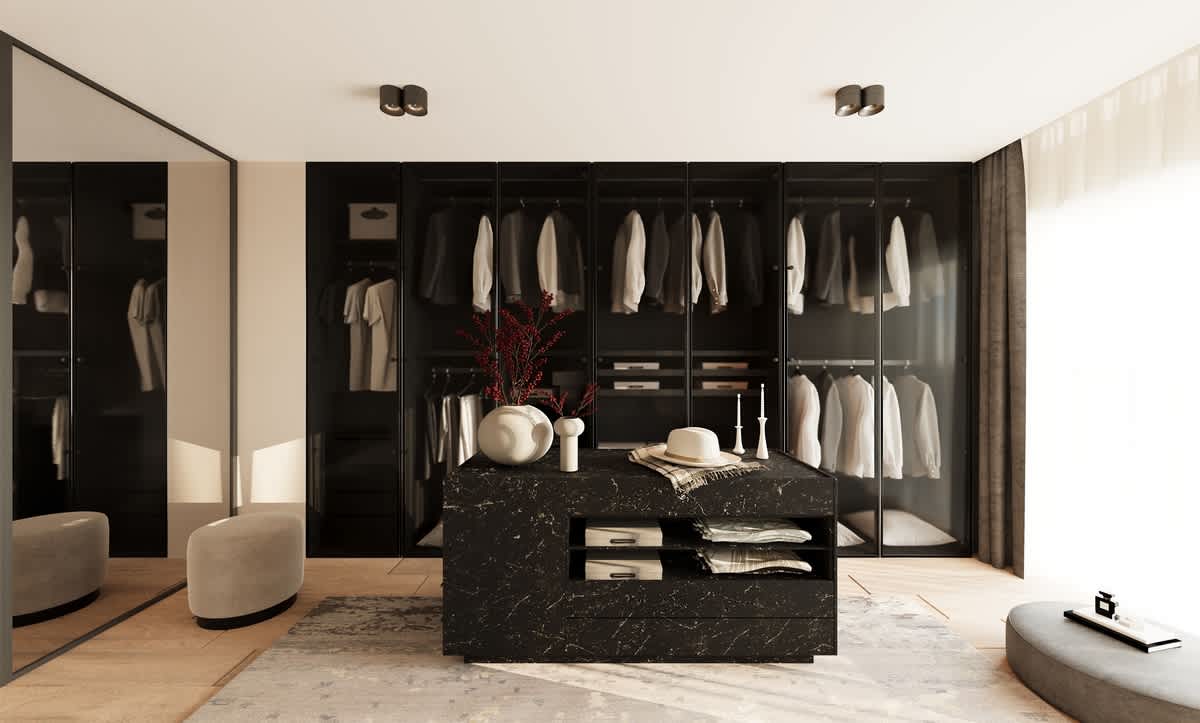 hotel room dressing table design