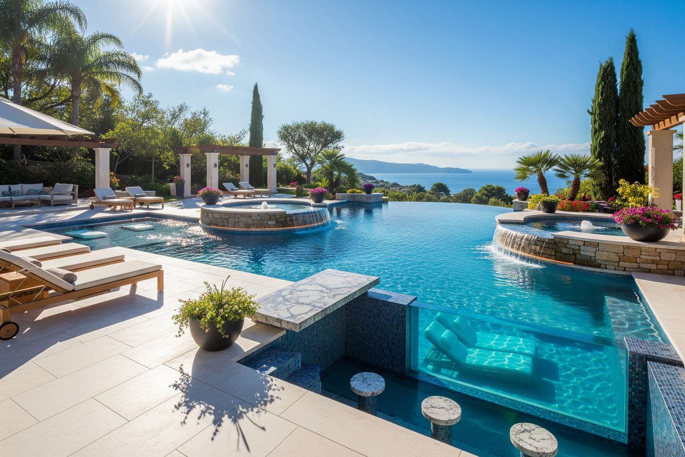 modern swimming pool design plan