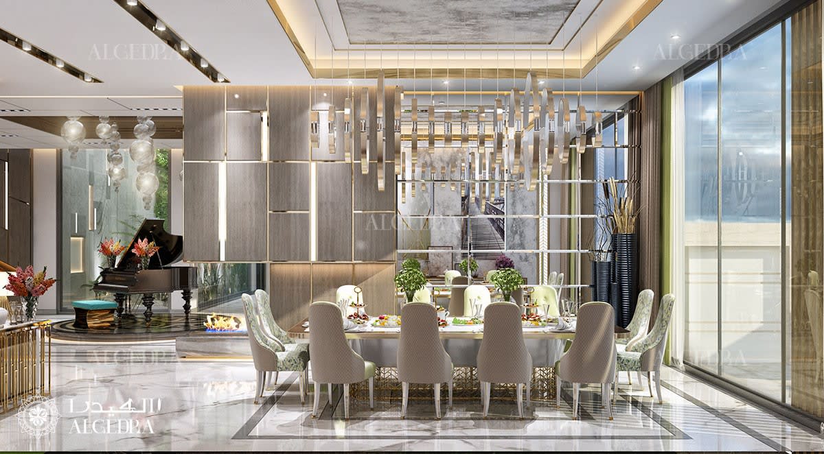 palace elegant dining room interior design