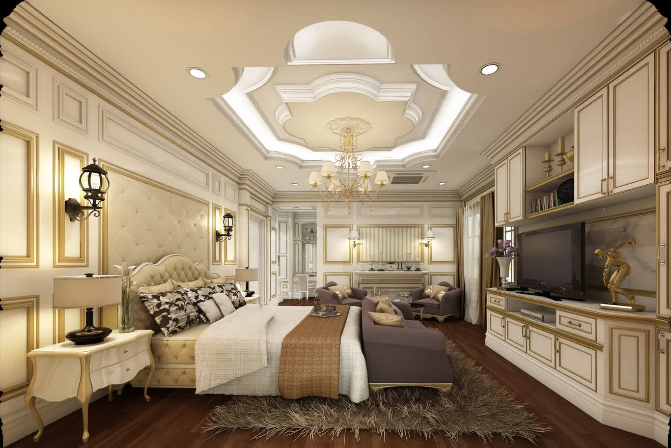 luxury ceiling design for bedroom