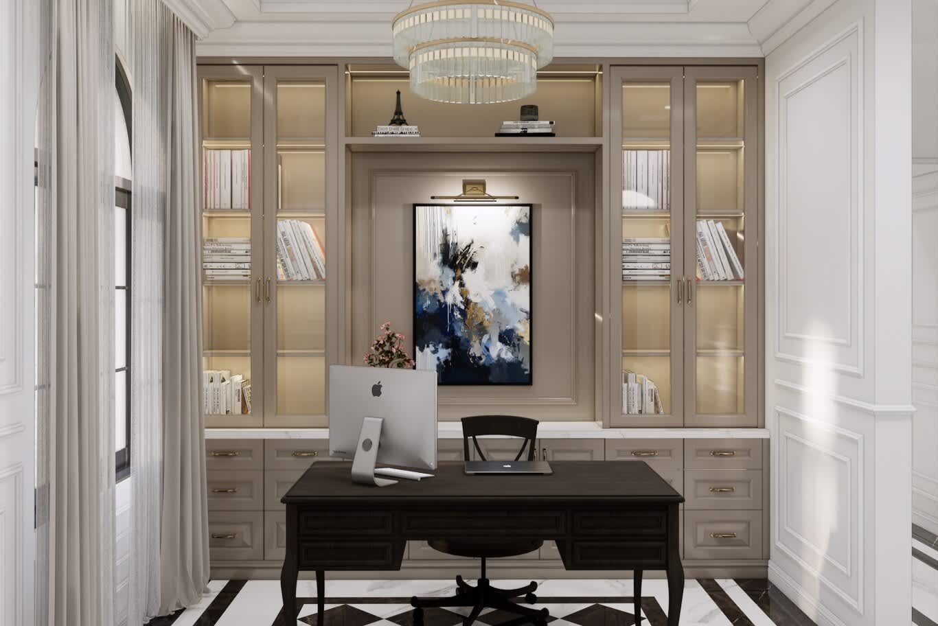 French style office decor