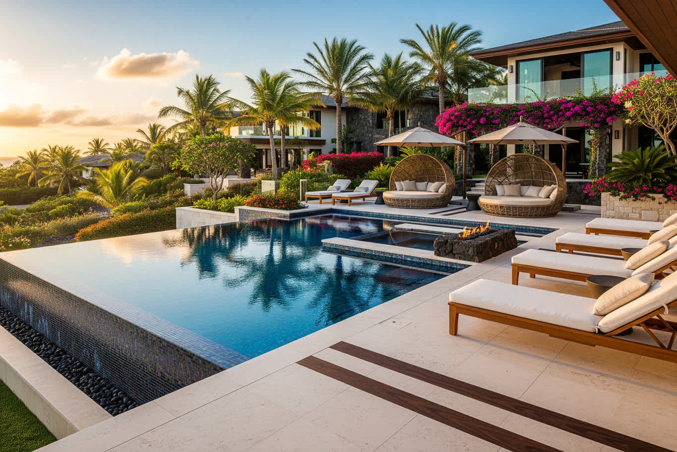 modern luxury swimming pool design