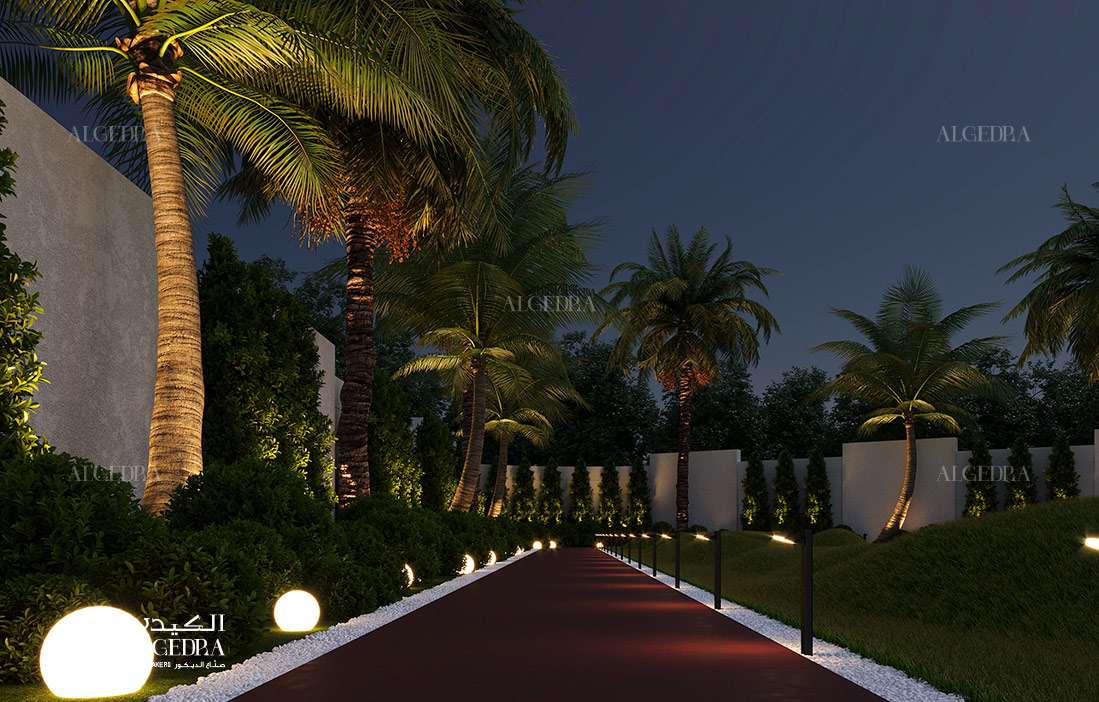 تصميم مناظر طبيعية بسيط في دبي