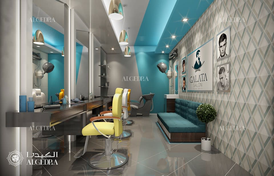 men's beauty salon design