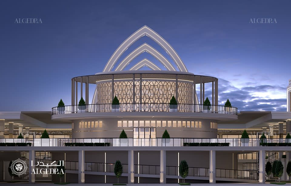 shopping centers architectural structure