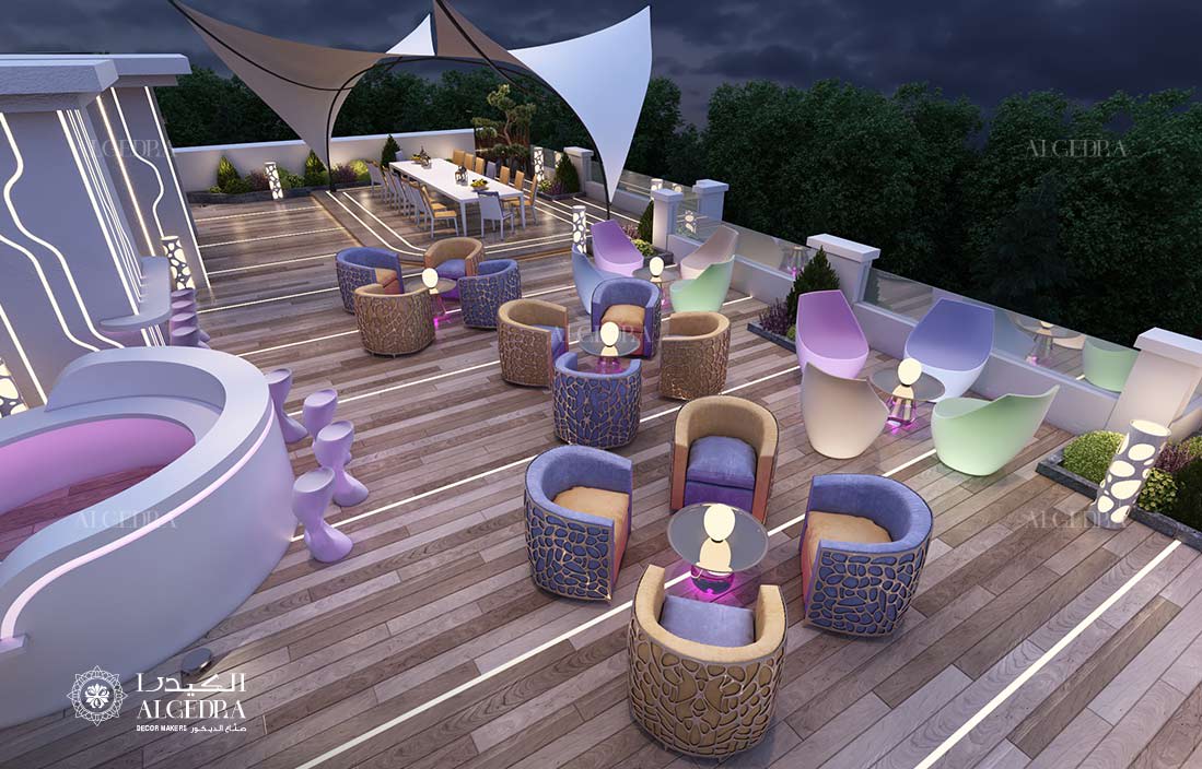 Landscape design villa
