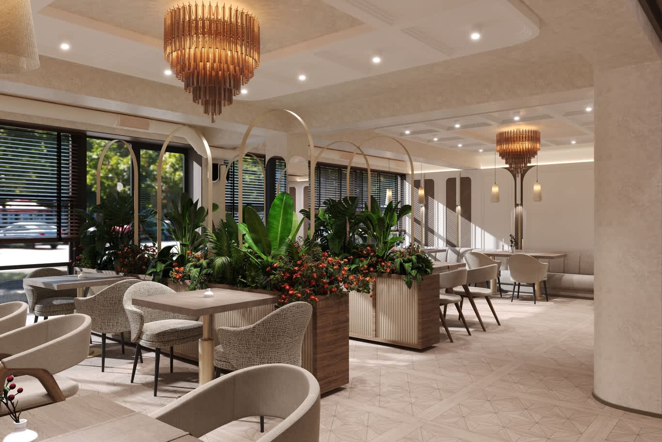 modern café interior design ideas