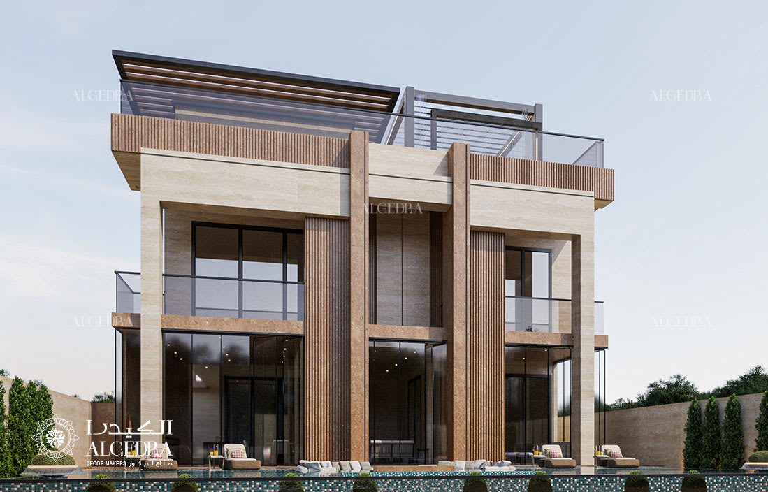 ultra modern modern villa exterior design