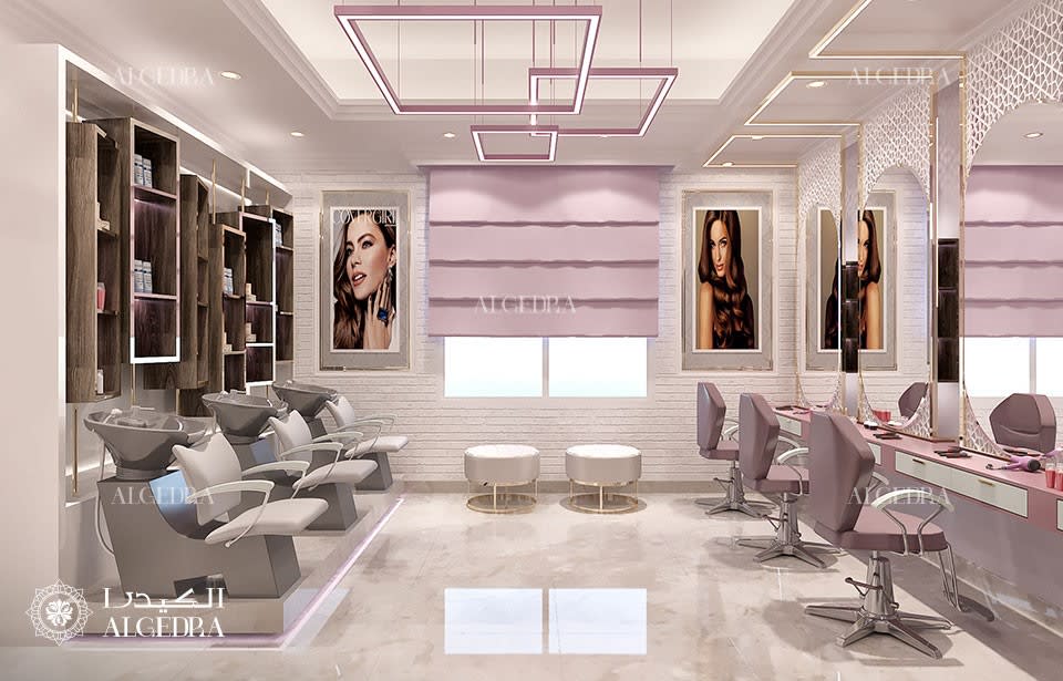 women's beauty salon interior