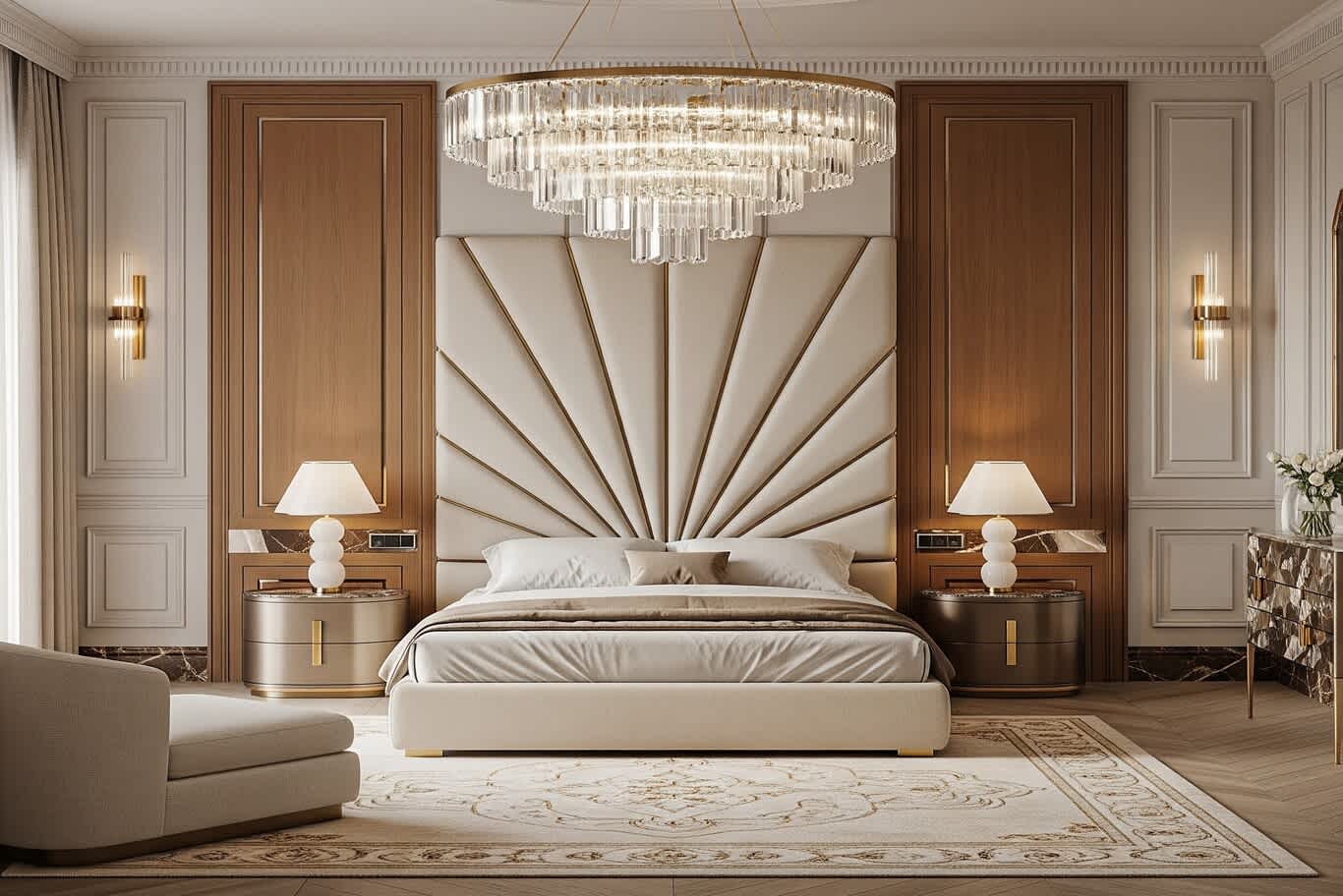 Emirates Hills bedroom design
