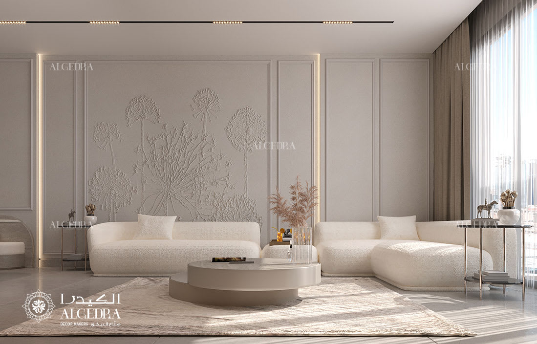 أفكار تصميم غرفة المعيشة