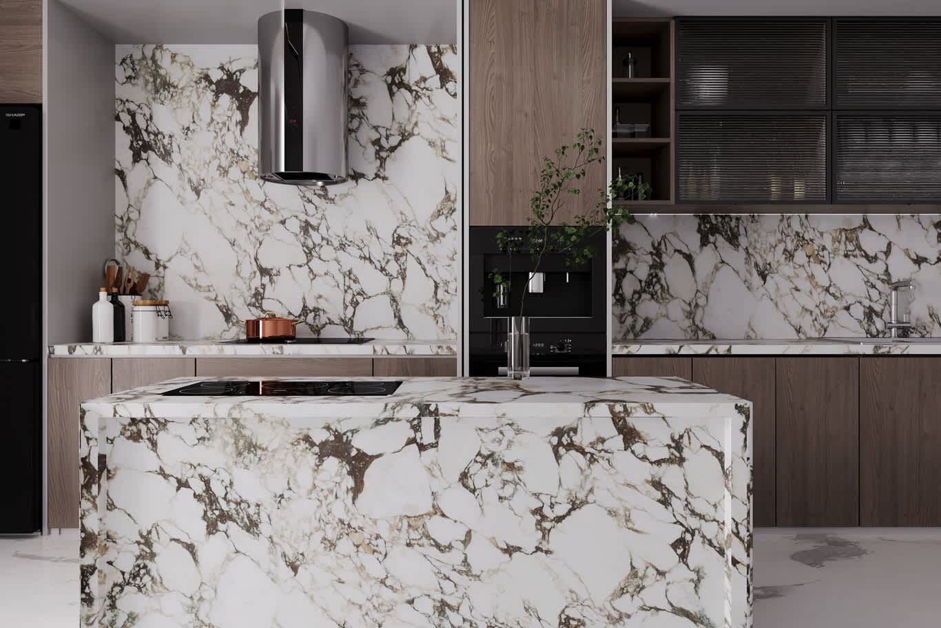 kitchen interior design marble