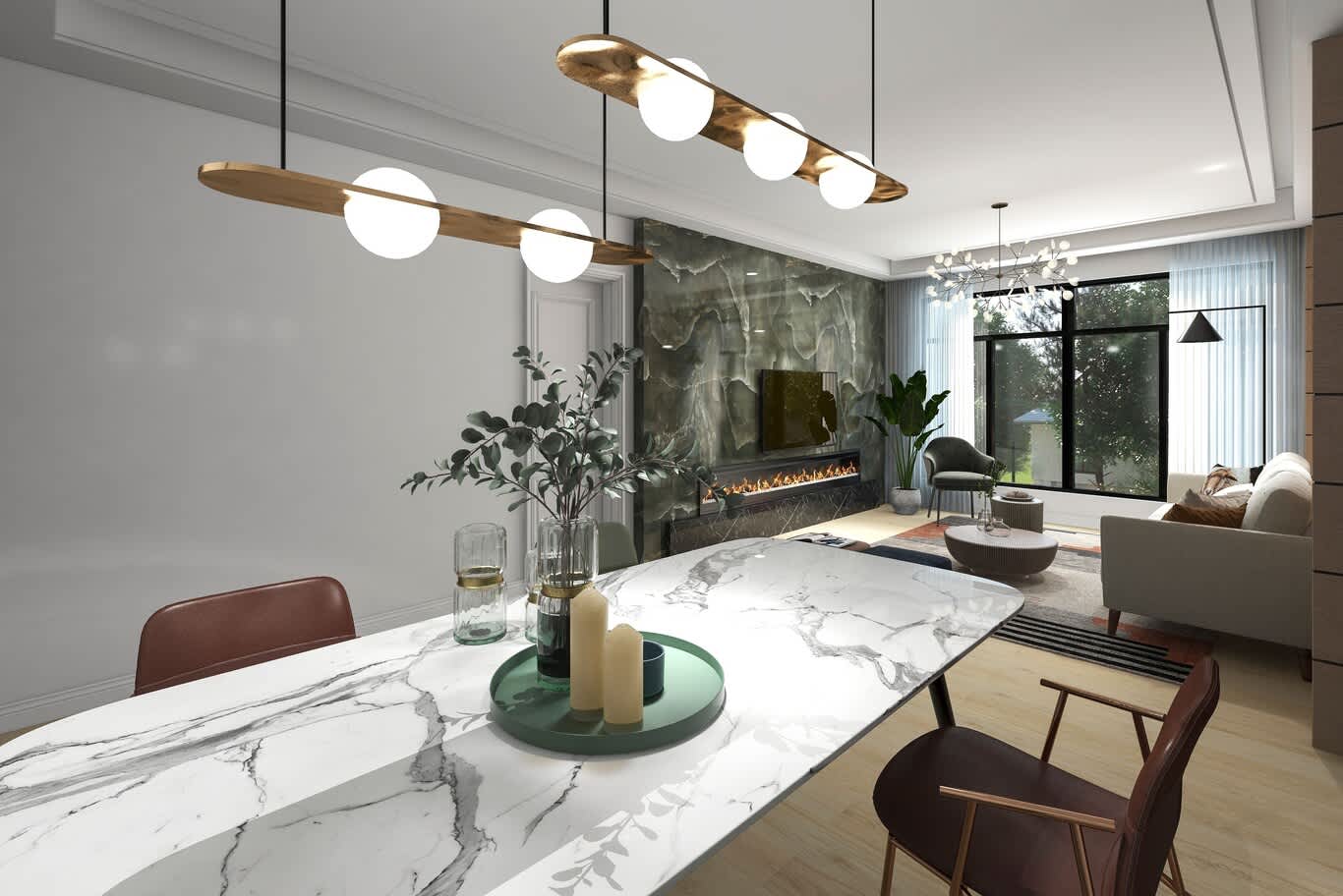 Al Maryah branded residence interior