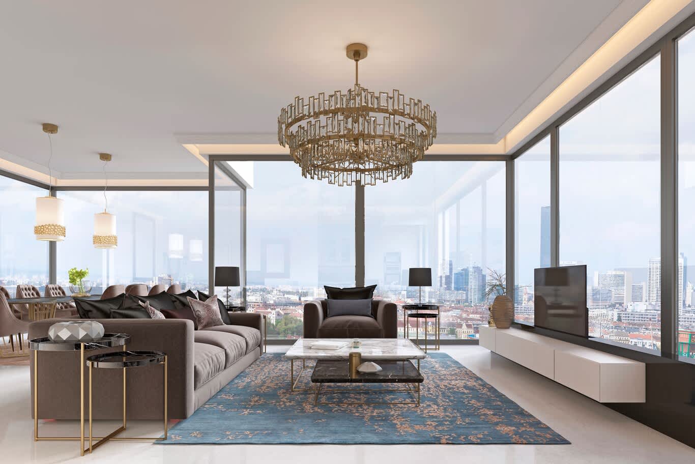neoclassical interior design Dubai