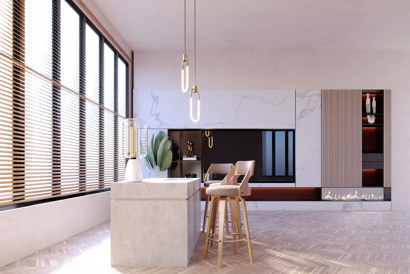 unlacquered brass majlis